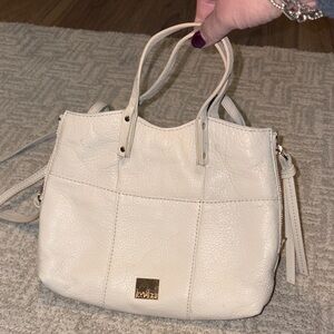 Kooba Off-White Leather Mini Shoulder Bag